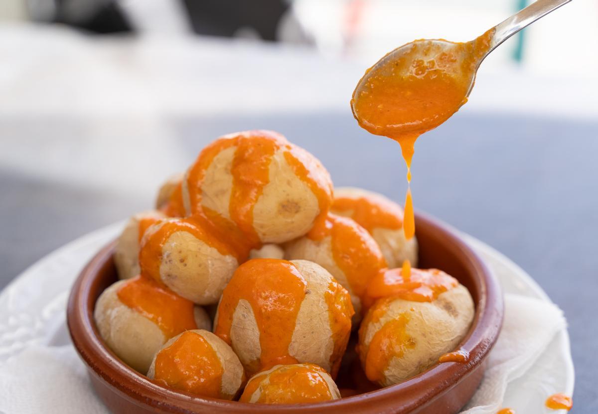 Papas arrugadas, uno de los platos canarios más típicos