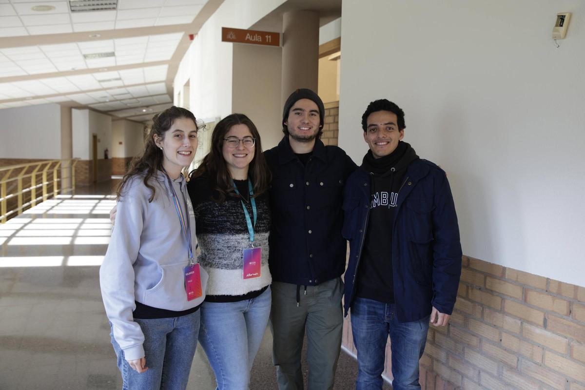 María San Juan, Ana d'Aubarède, Enrique Pastor y Liam Hausmann.
