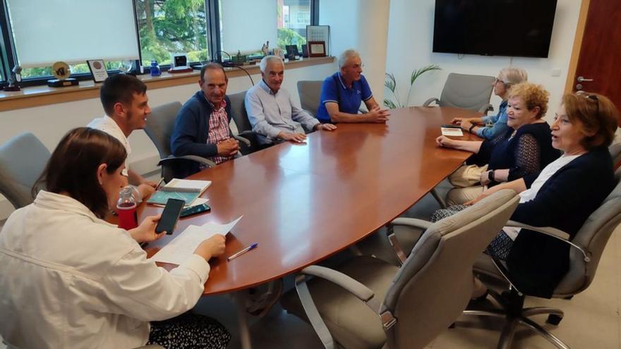 Un momento de la reunión de ayer. | Santos Álvarez