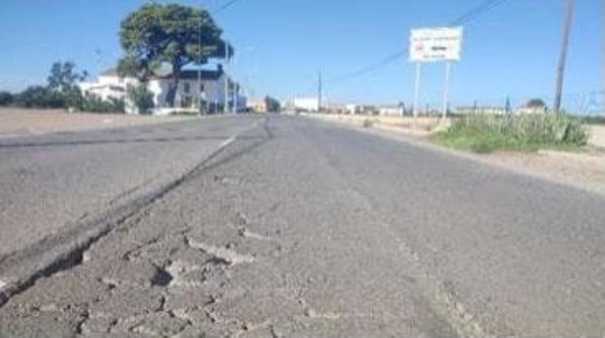 El asfalto presenta actualmente un grave estado de degradación