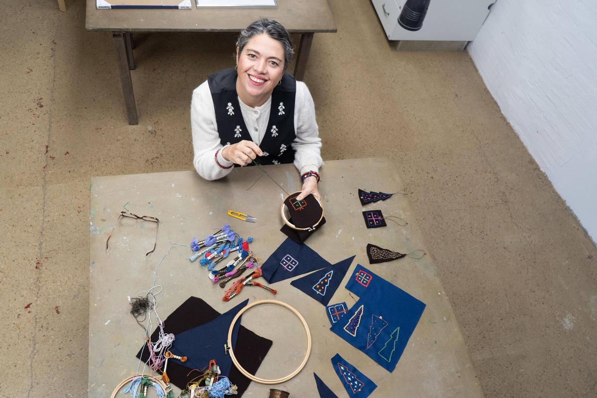 Malé amb diferents dissenys de garlandes