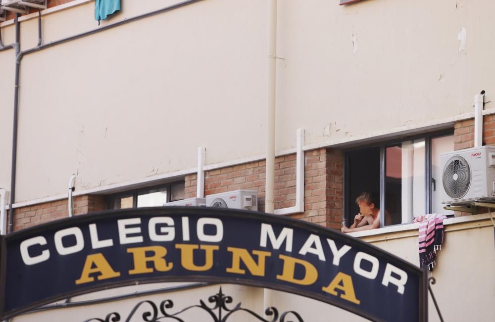 El Colegio Mayor Arunda se ha cerrado con varios estudiantes en cuarentena por coronavirus.