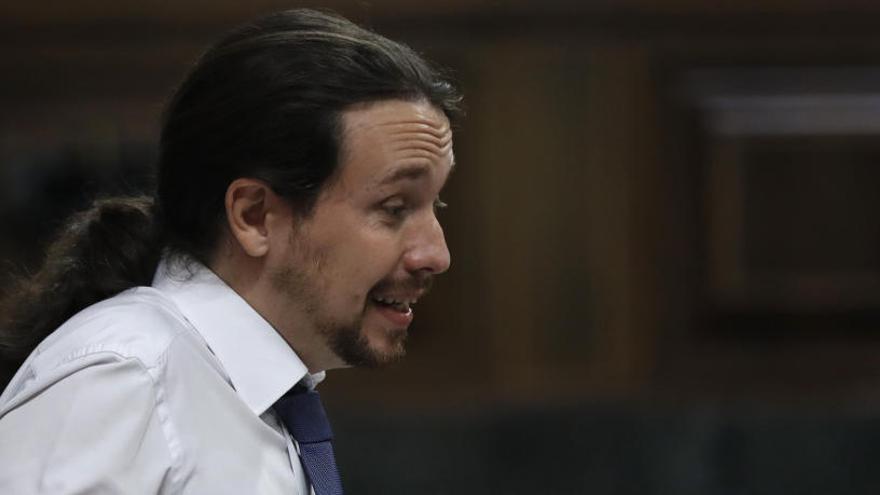 Pablo Iglesias, al Congrés dels Diputats.