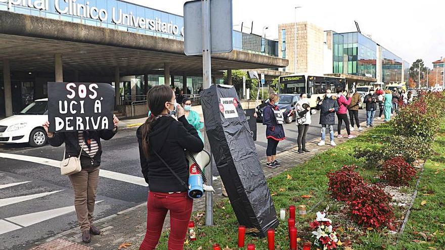 Huelga en el Hospital Clínico de Santiago | XOÁN ÁLVAREZ