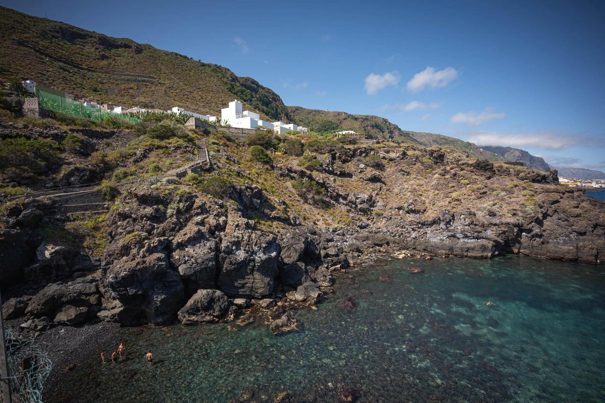 Playa de la Consolación, en Garachico