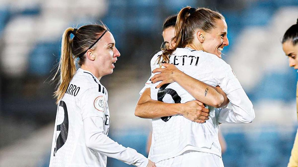 El Real Madrid femenino, clasificado para semis de la Copa de la Reina