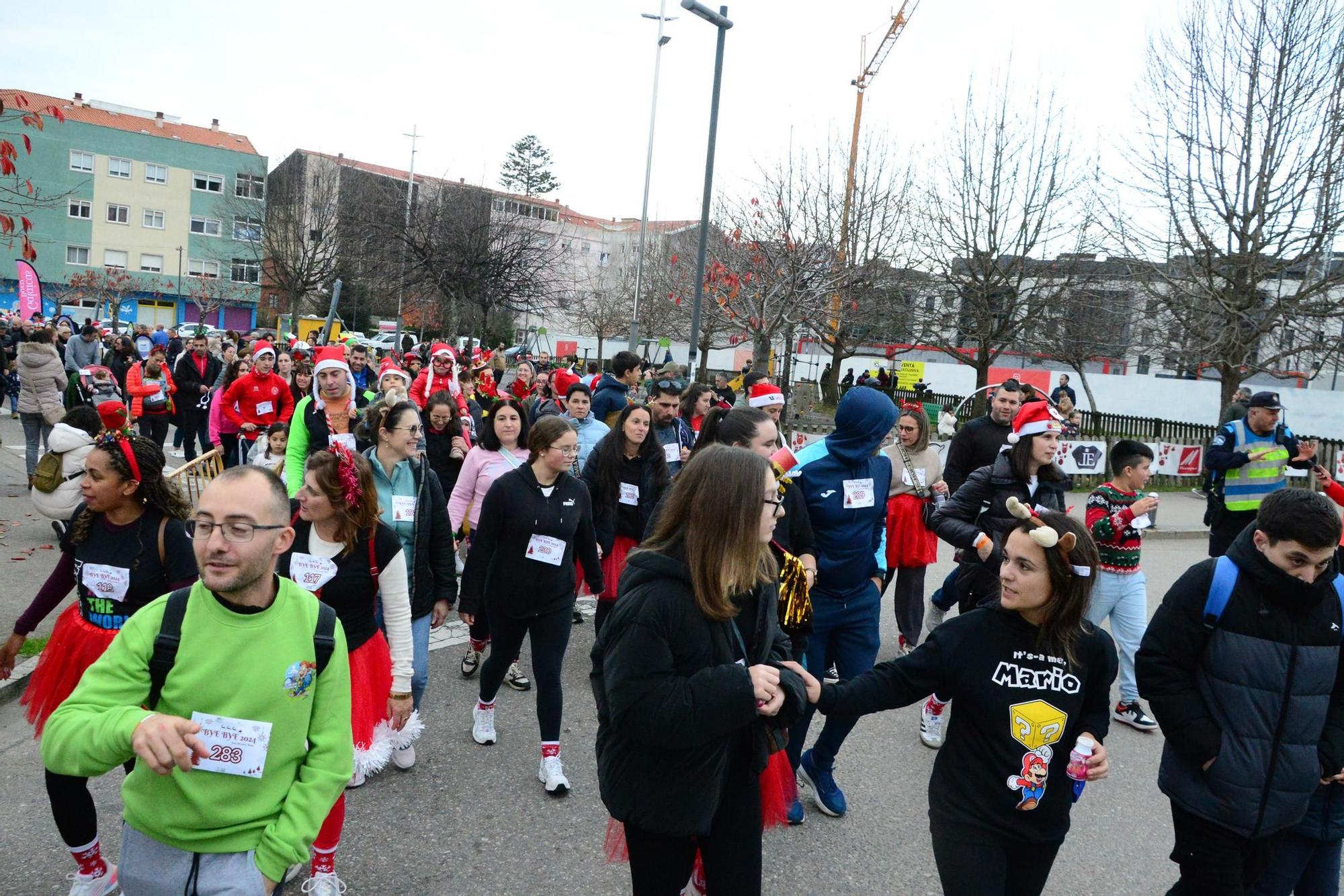 La carrera San Silvestre "Bye bye 2024" de Bueu en imágenes