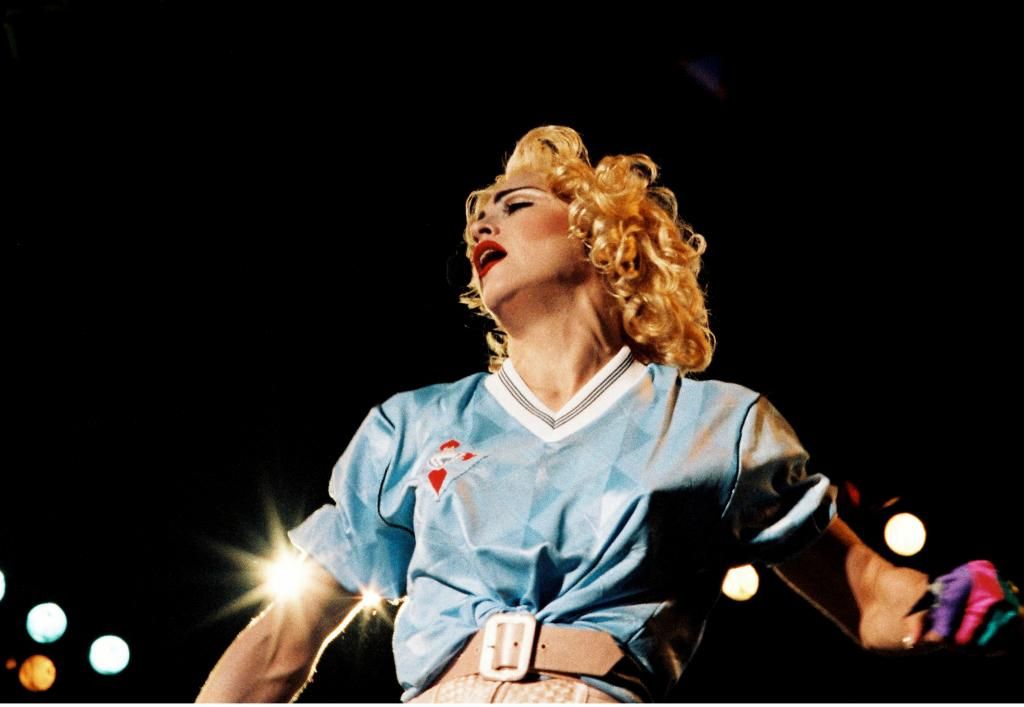 Madonna lució la camiseta del Celta en el concierto que dio en Balaídos en 1990.