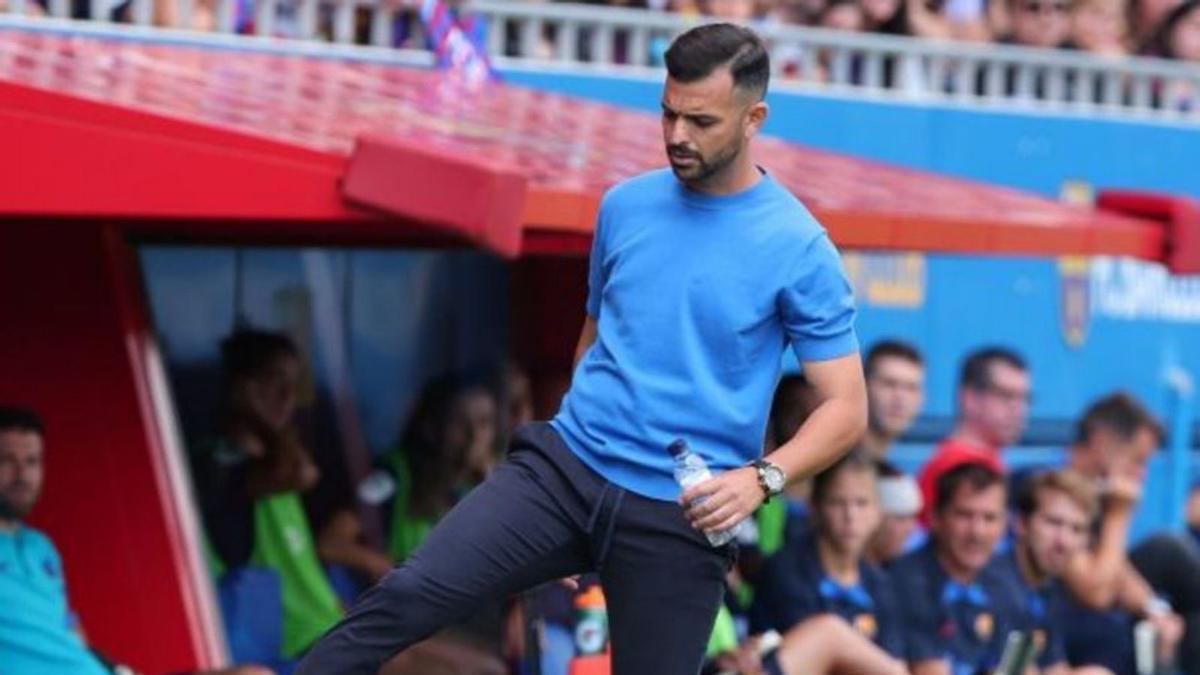 José Herrera, en el partido contra el Barcelona.