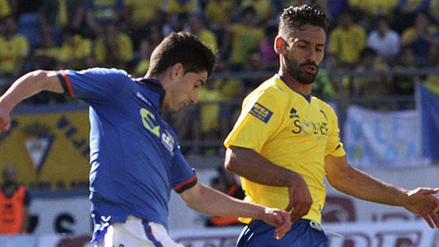 El cadista Kike Márquez junto al oviedista Nacho López.