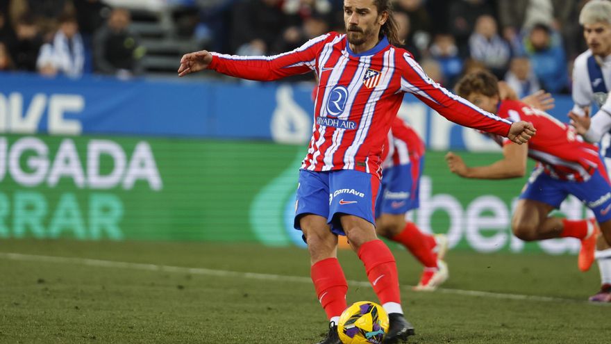 Griezmann, noveno penalti fallado con el Atlético