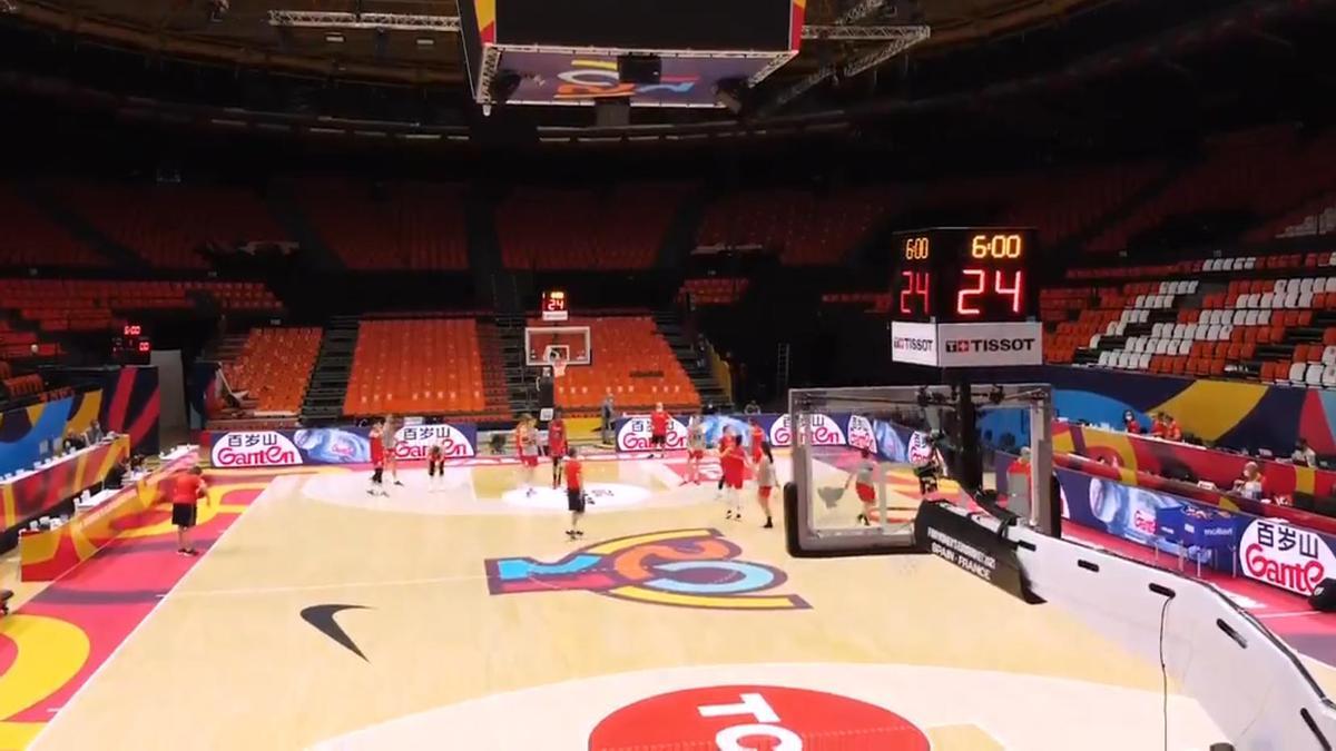 La Fonteta ya está lista para el debut de la selección en el Eurobasket femenino