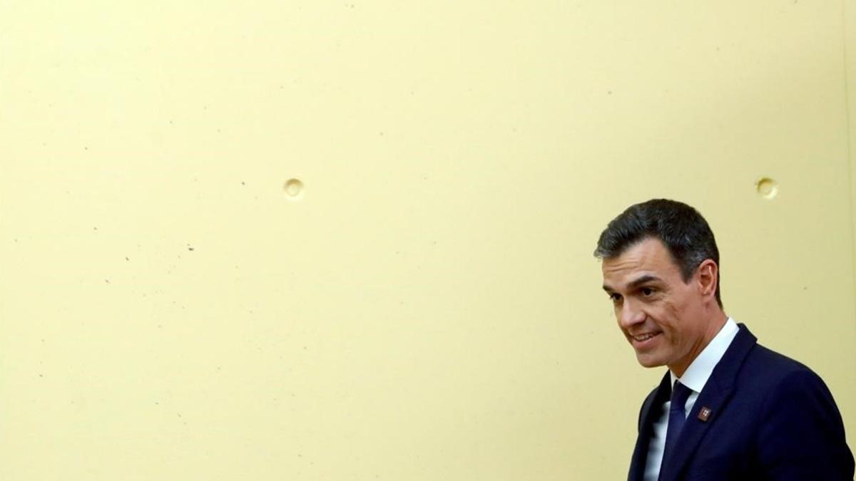 Pedro Sánchez, este jueves en Salzburgo (Austria).