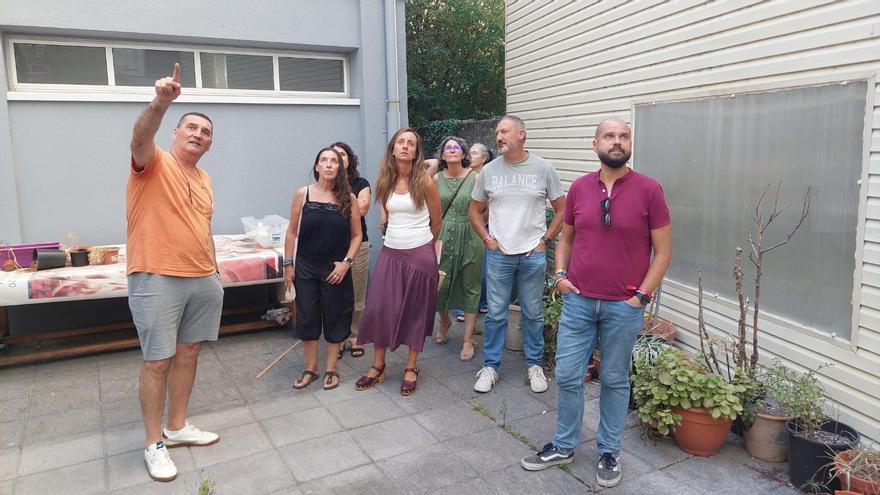Visita del PSOE a las instalaciones del IES Frei Martín Sarmiento.