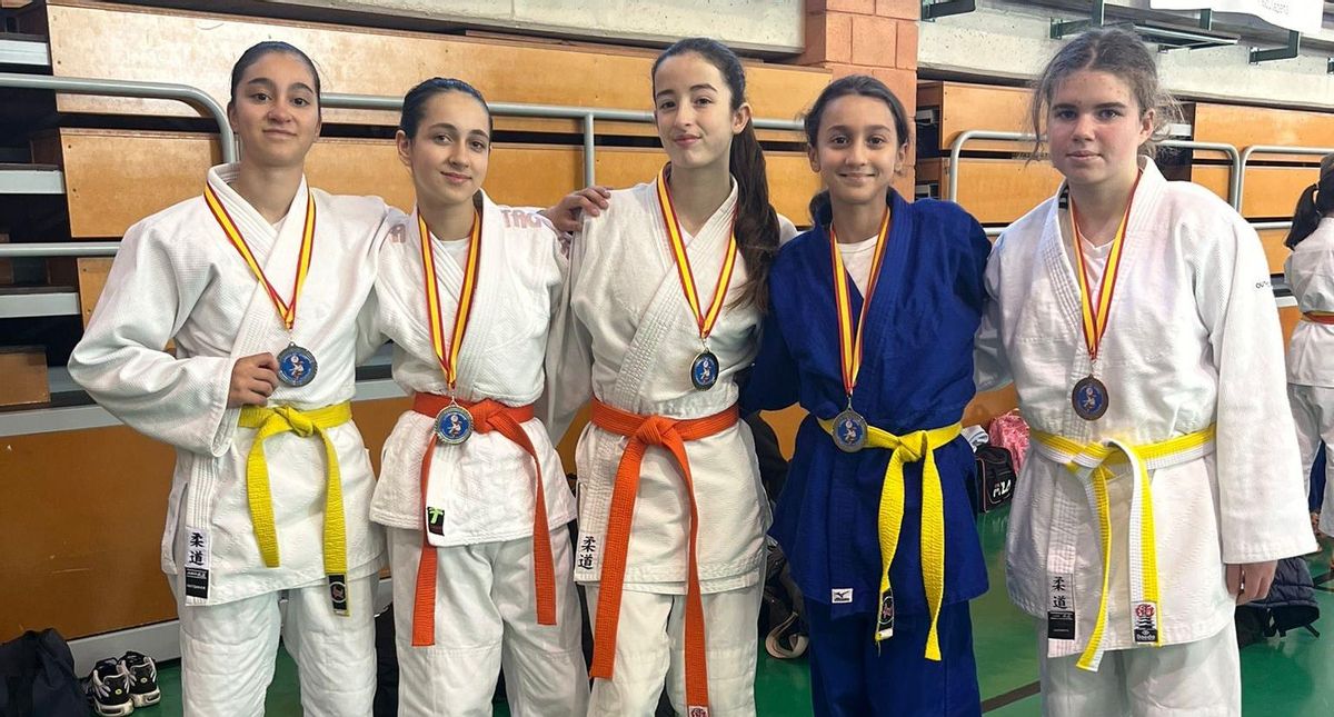 Judokas del Judo Canet.