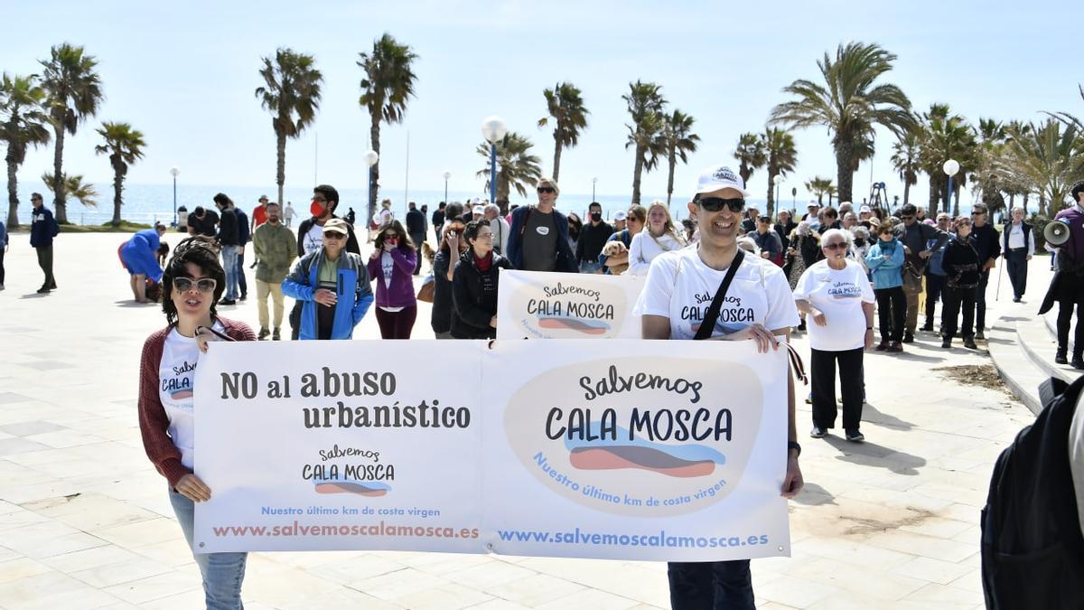 Concentración organizada por Cala Mosca, en una imagen de archivo