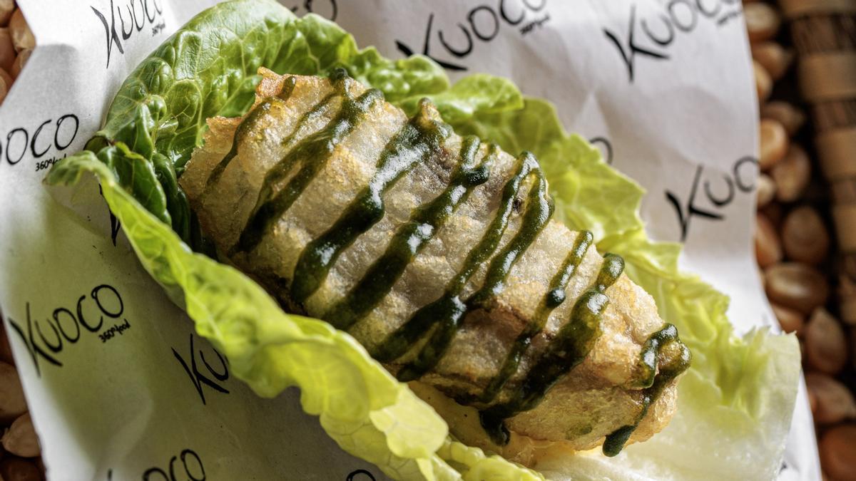 La ostra rebozada de Kuoco (Madrid).