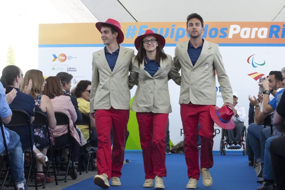 Presentación de la equipación de la selección paralímpica española