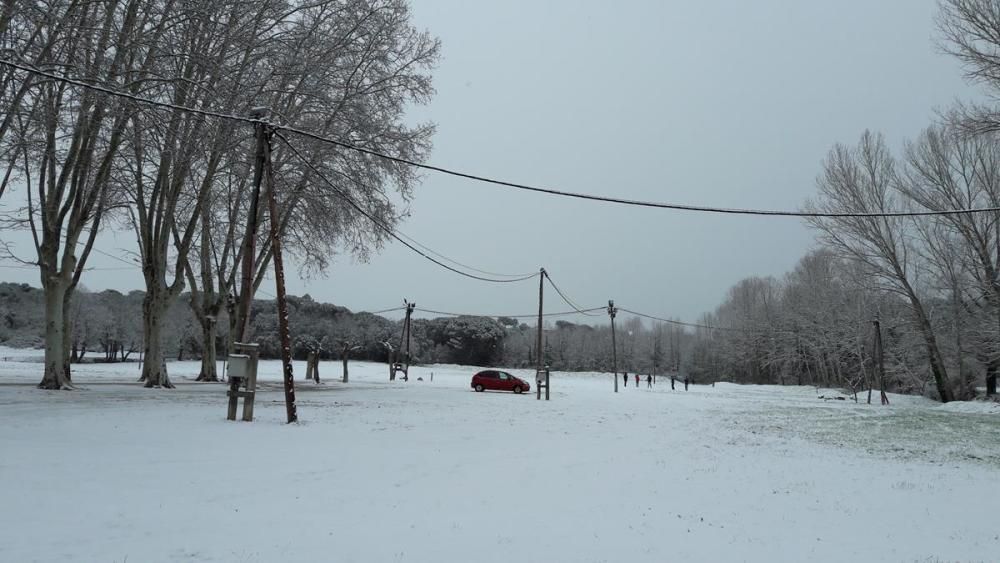 Nevada a Caldes de Malavella