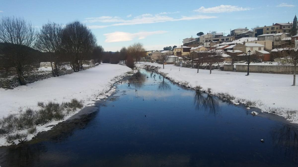 GALERÍA | La nieve del temporal Filomena llega a Aliste