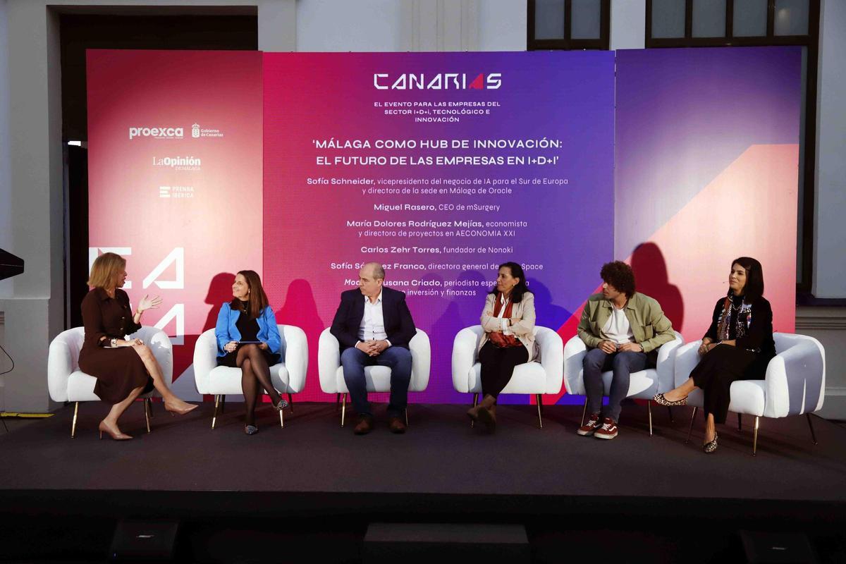 Momento de la Mesa redonda que se celebró en el evento organizado por La Opinión de Málaga