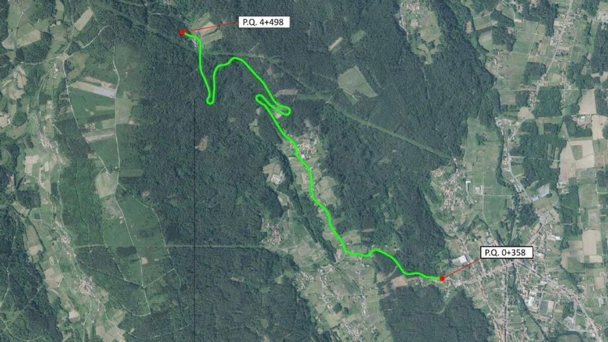 Arranca la mejora de la DP-6202 de Outes hacia O Castelo para aumentar la seguridad