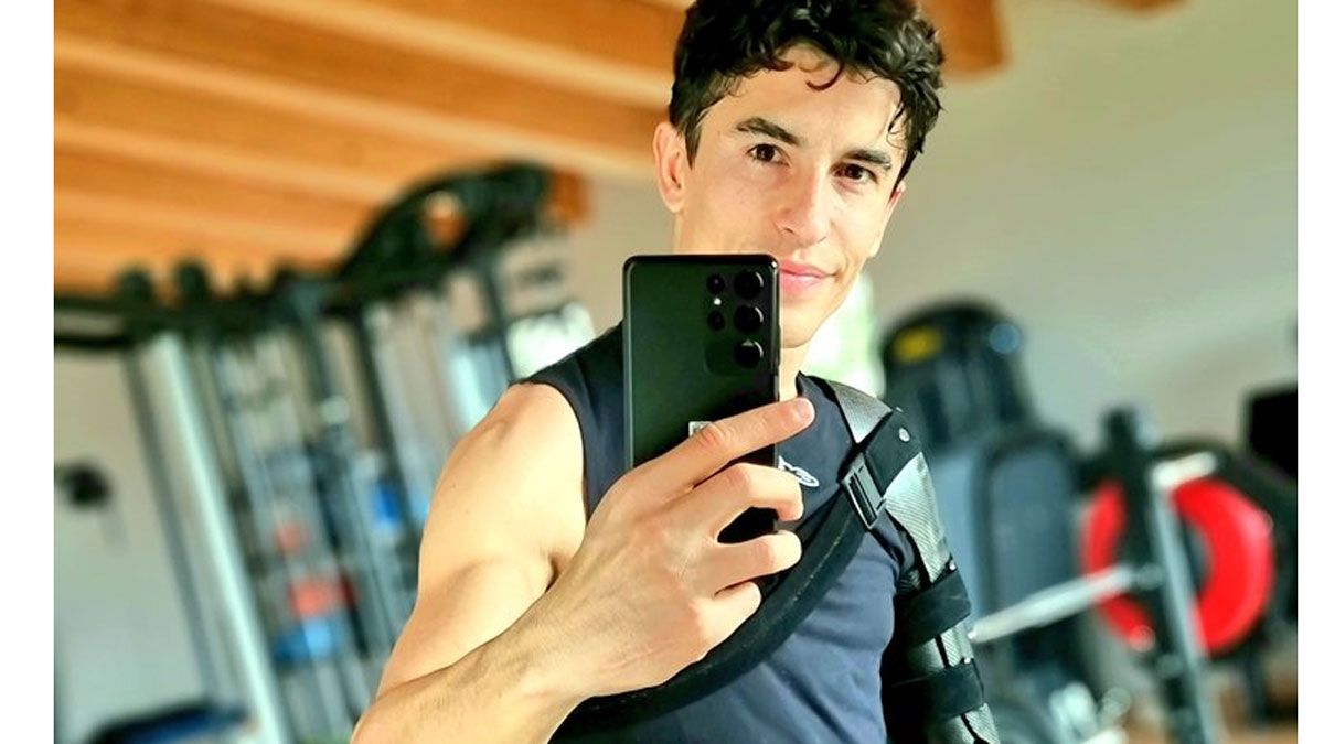 Marc Márquez ha vuelto al gimnasio