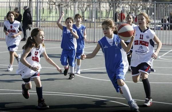 BALONCESTO: Maristas-Helios (liga de escuelas) / St Casablanca-Helios (preinfantil femenino)  / Compañía de María-Helios (benjamín femenino)  / Alierta-Helios (alevín femenino B)