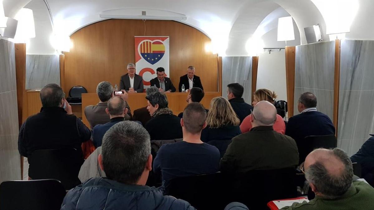 magen de la charla sobre seguridad e incivismo organizada por Cs Gavà este lunes