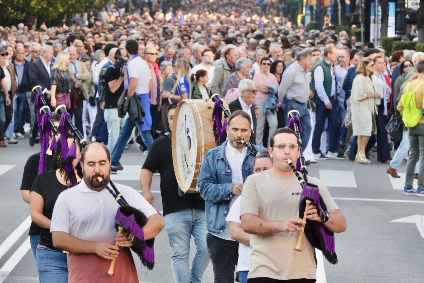 EN IMÁGENES: así fue la gran movilización contra el peaje del Huerna en Asturias