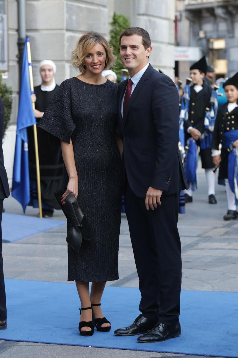 Albert Rivera y Beatriz Tajuelo en los Premios Princesa de Asturias 2016