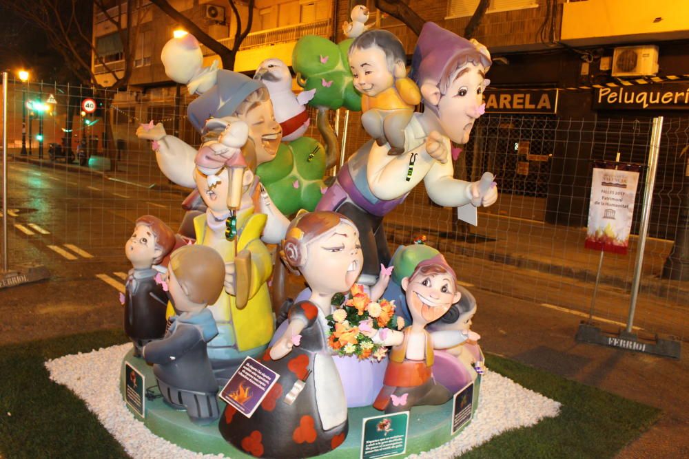 Estas son las fallas de los barrios de València