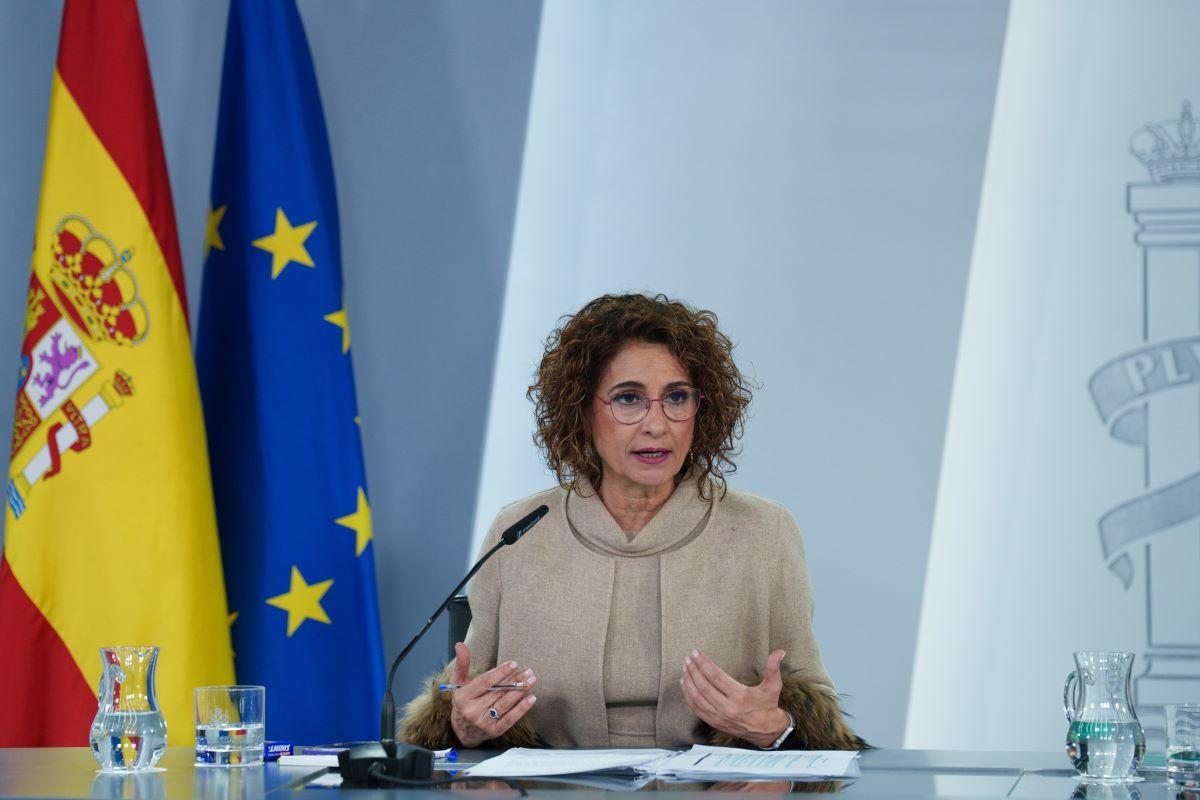 La vicepresidenta primera y ministra de Hacienda, María Jesús Montero.
