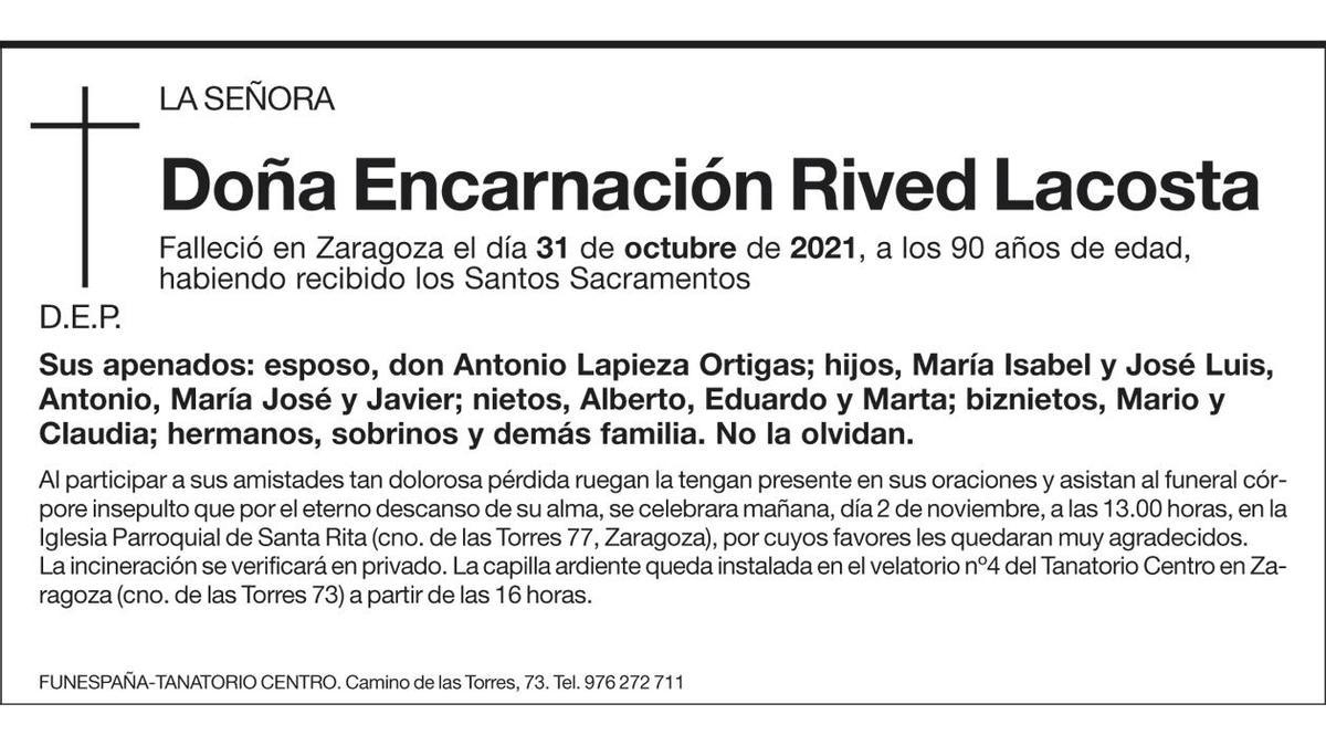 Encarnación Rived Lacosta