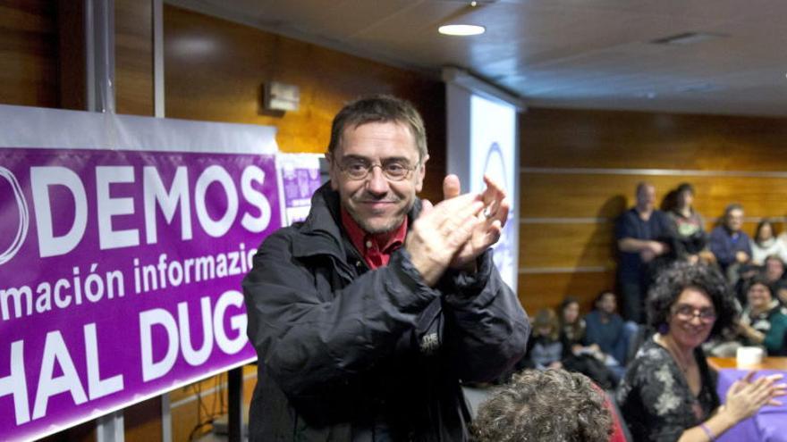 El secretario de Podemos, Juan Carlos Monedero.