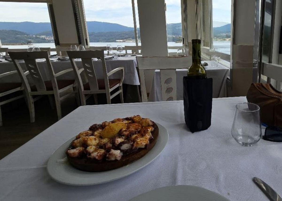 El restaurante Veiramar,
de Arcade .   | // M. MÉNDEZ