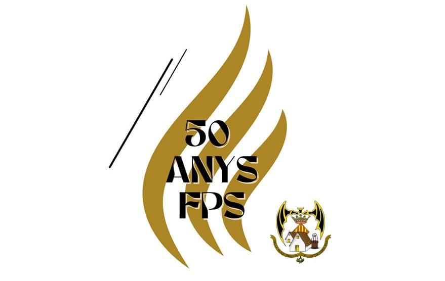 Logo del cincuentenario de la Plaza Segovia realizado por Amparo Coll