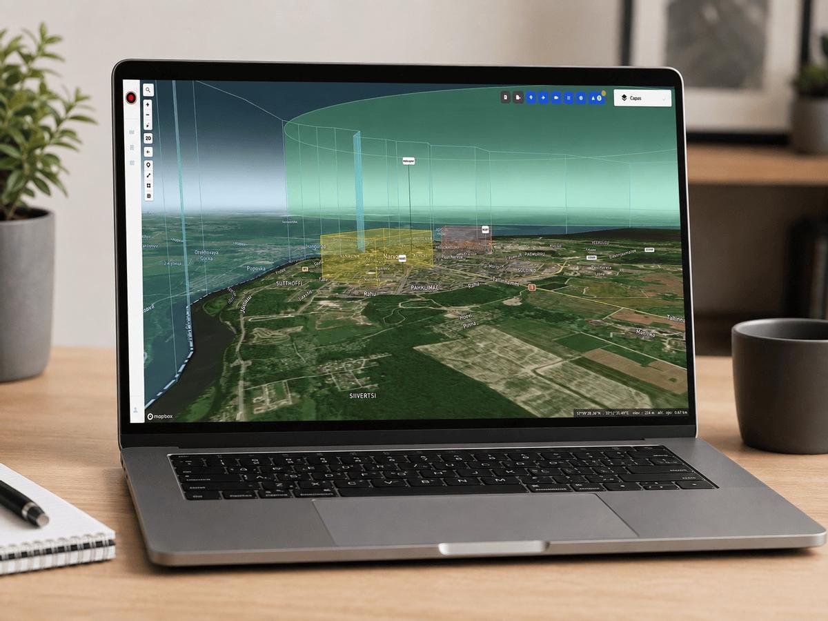 El software Suite Acre desarrollado por Vig-Sec Drone.