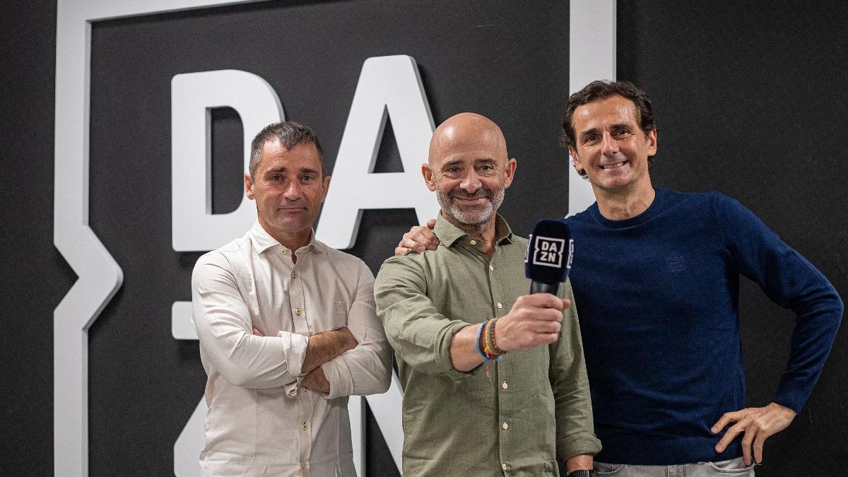 Cuquerella, Lobato y De la Rosa, el 'trío calavera' seguirá en la F1 con DAZN