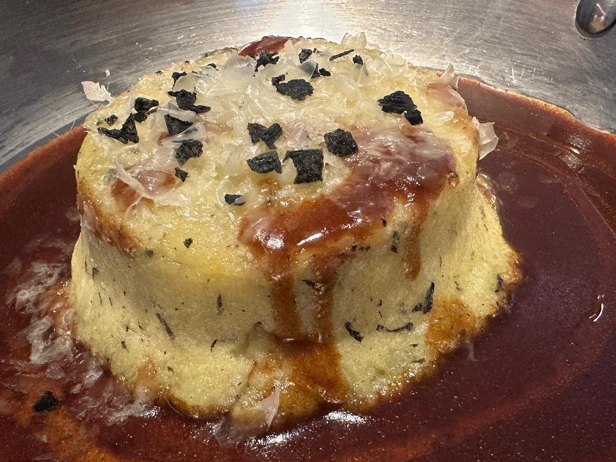 Parmetier trufada con rabo de toro.