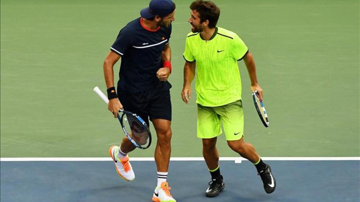 Con su semifinal en el US Open, Feliciano y Marc López ya están en el Masters