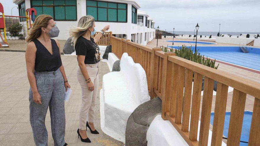 Coalition accuses Torres of “abandoning” Los Silos with the demolition of the pool