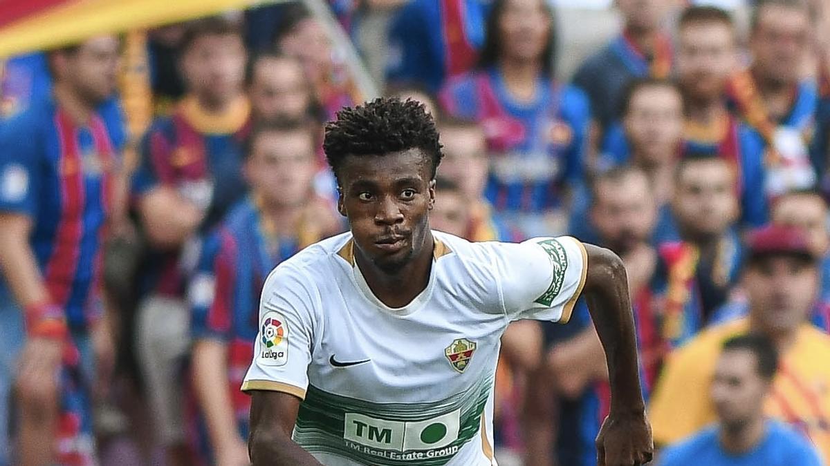 John Chetauya, durante el partido del pasado sábado en el Camp Nou