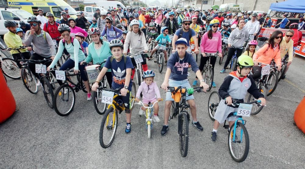 Más de 300 ciclistas ruedan por Nigrán