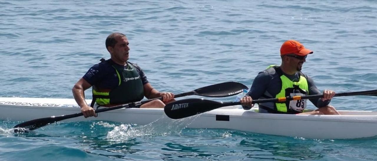 Vicent Tortajada y Alejandro Agüera se quedaron a 19 segundos de la medalla de plata. | LEVANTE-EMV