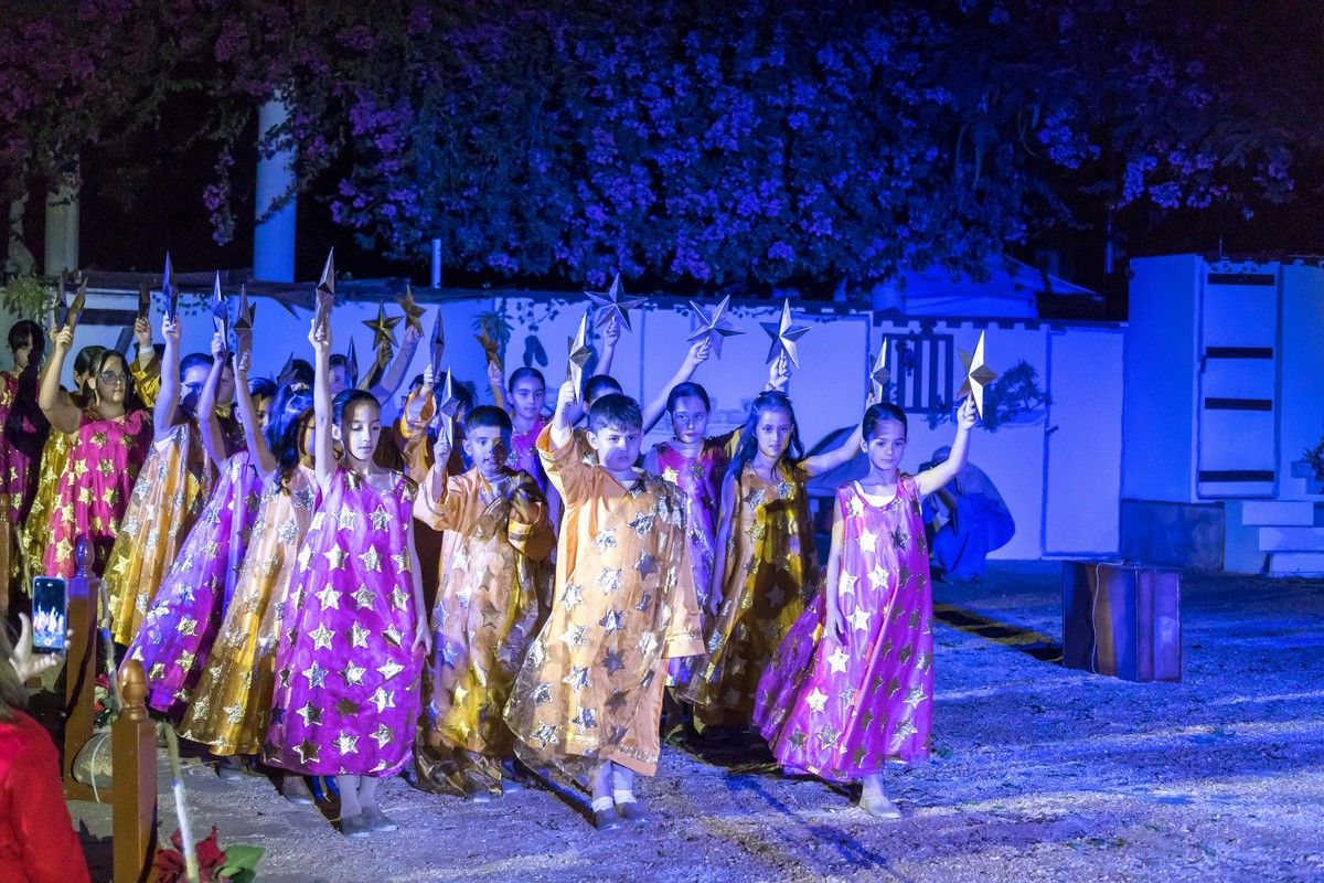 Casa Pastores representó el belén viviente