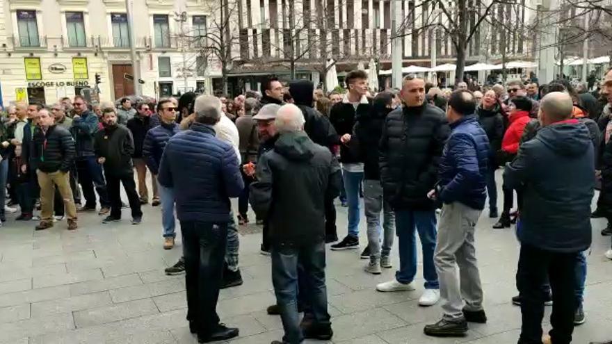 Protesta de trabajadores de Opel