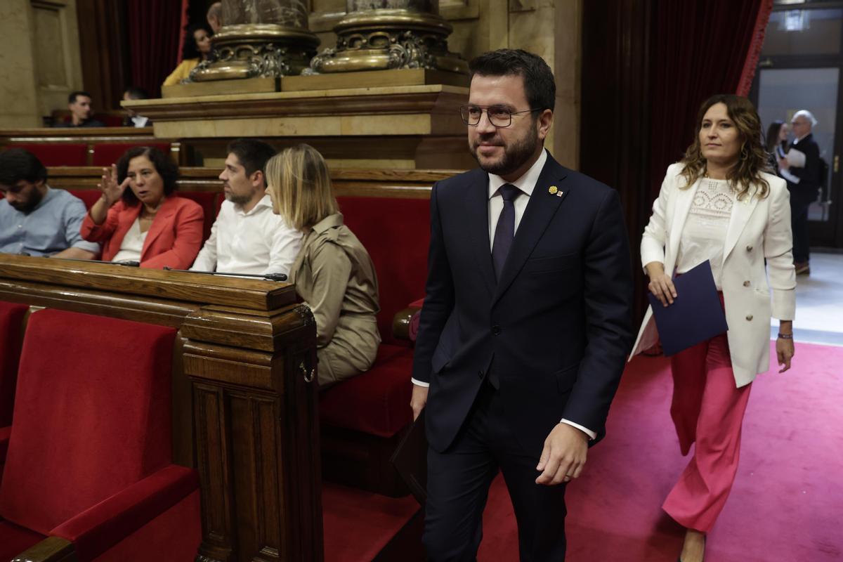 Debate sobre política general en el Parlament