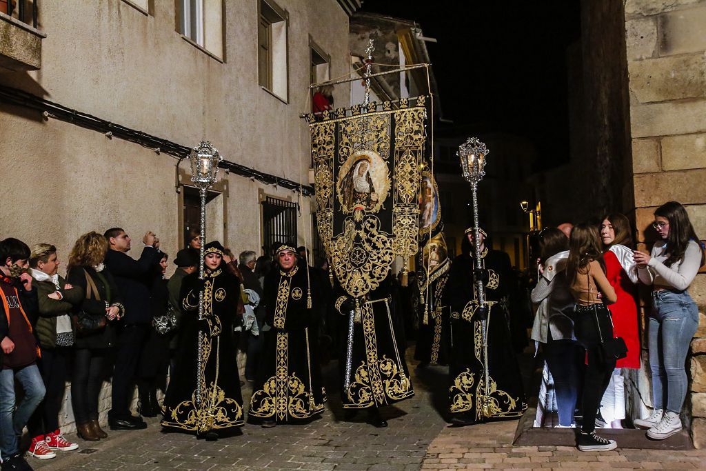 Semana Santa de Lorca 2022: Virgen de la Soledad del Paso Negro, iglesia y procesión