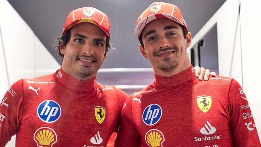 La agridulce despedida de Sainz y Leclerc en Abu Dhabi